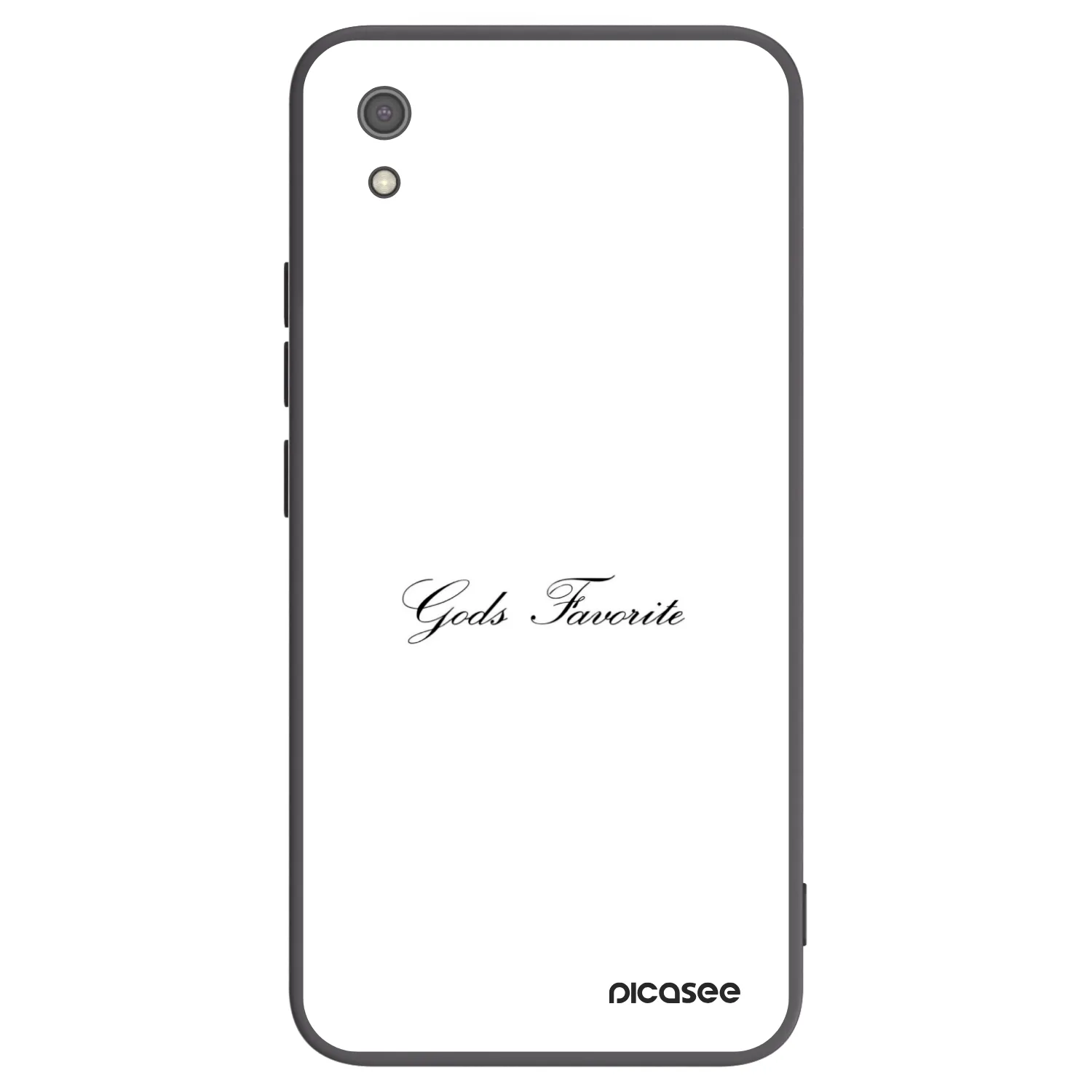 Picasee silikonowe czarne etui na Xiaomi Redmi 7A - Gods Favorite
