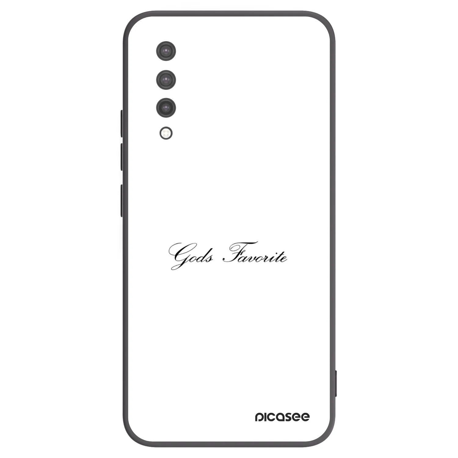 Picasee silikonowe czarne etui na Xiaomi Mi 9 Lite - Gods Favorite