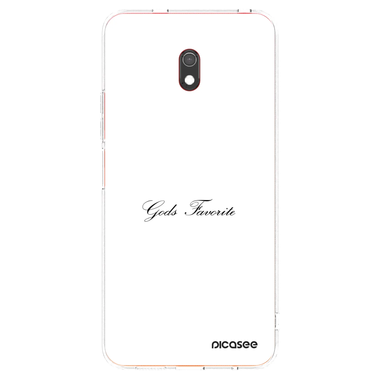 Picasee silikonowe przeźroczyste etui na Xiaomi Redmi 8A - Gods Favorite