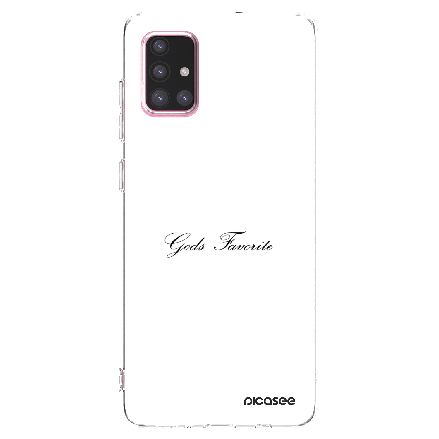 Picasee silikonowe przeźroczyste etui na Samsung Galaxy A71 A715F - Gods Favorite