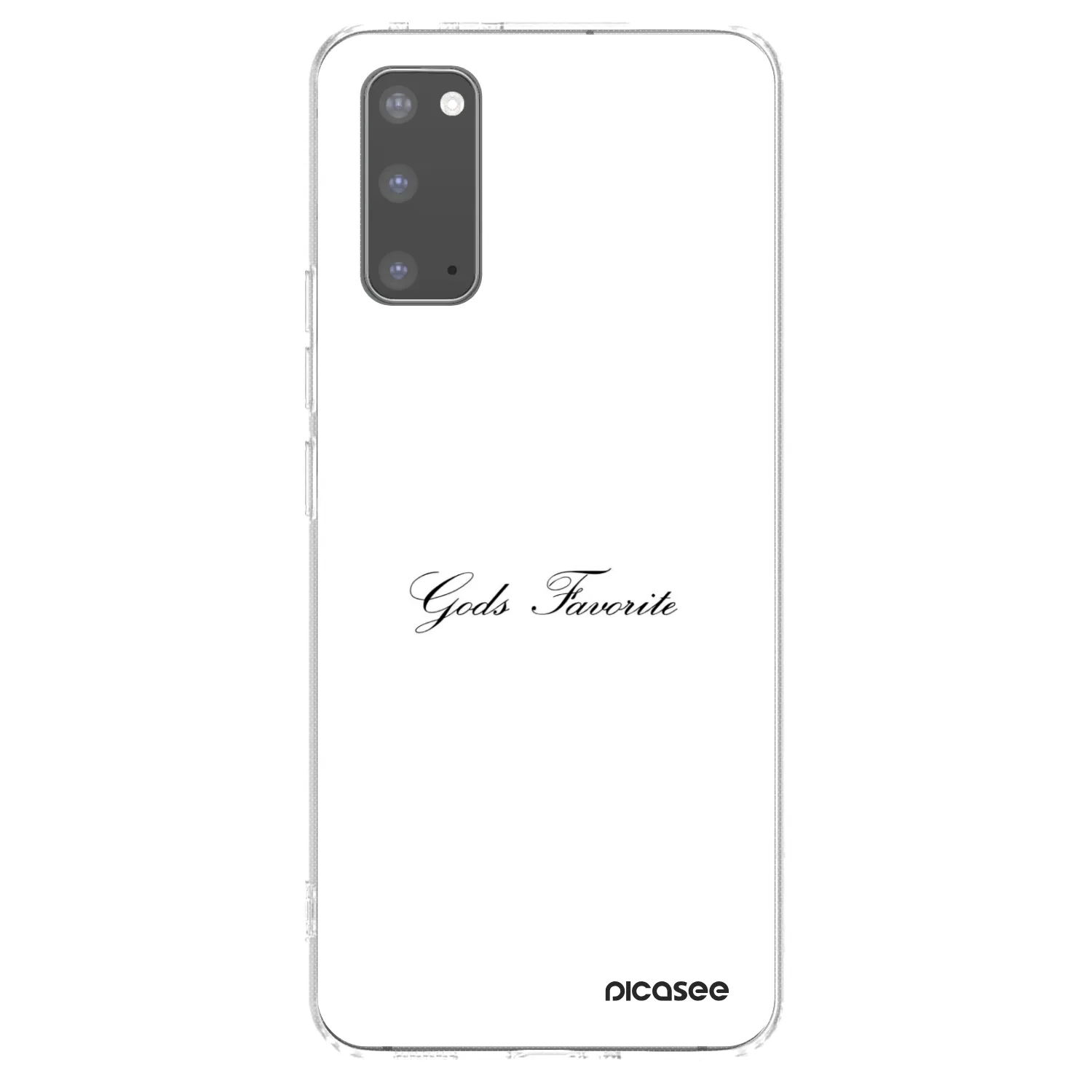 Picasee silikonowe przeźroczyste etui na Samsung Galaxy S20 G980F - Gods Favorite
