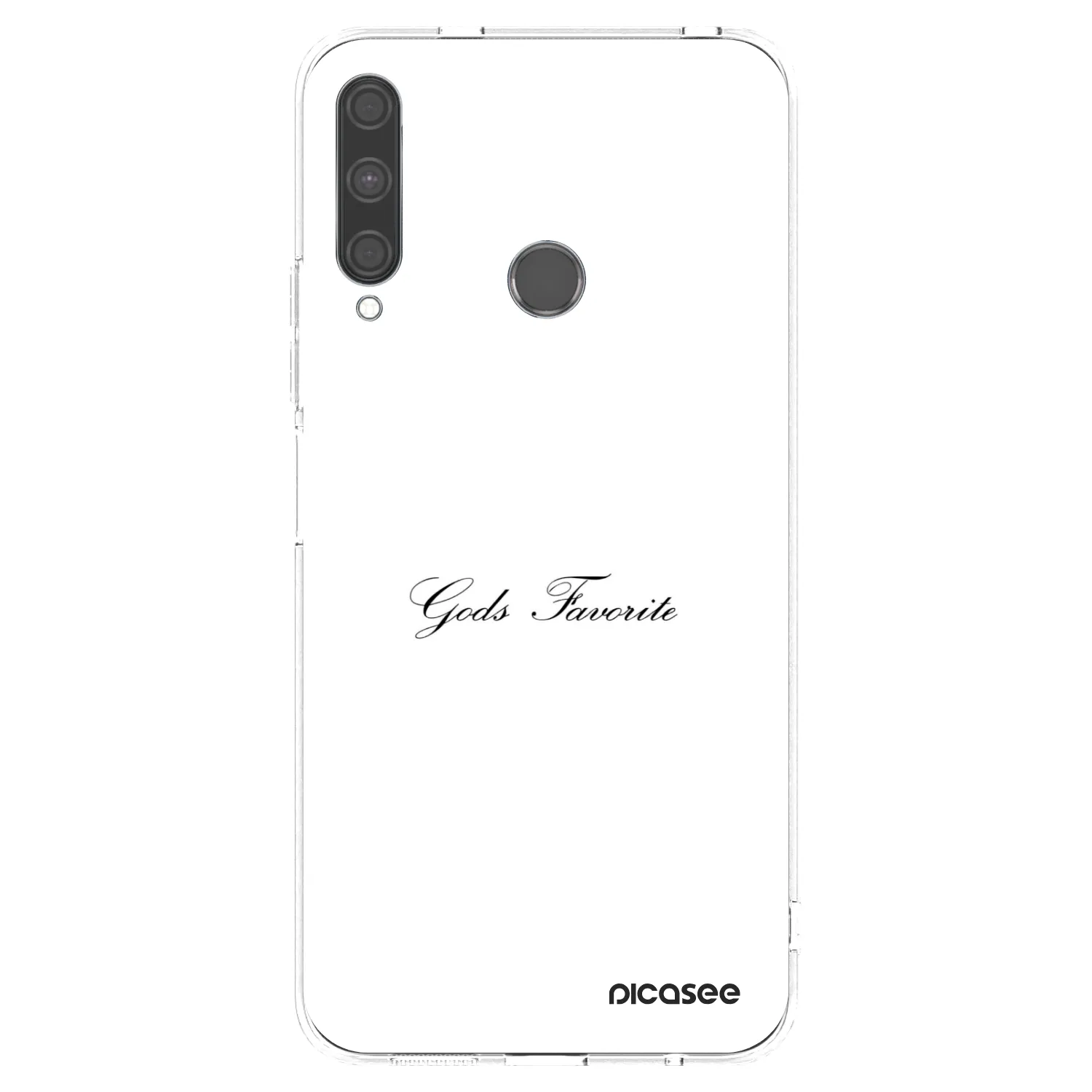 Picasee silikonowe przeźroczyste etui na Huawei P40 Lite E - Gods Favorite