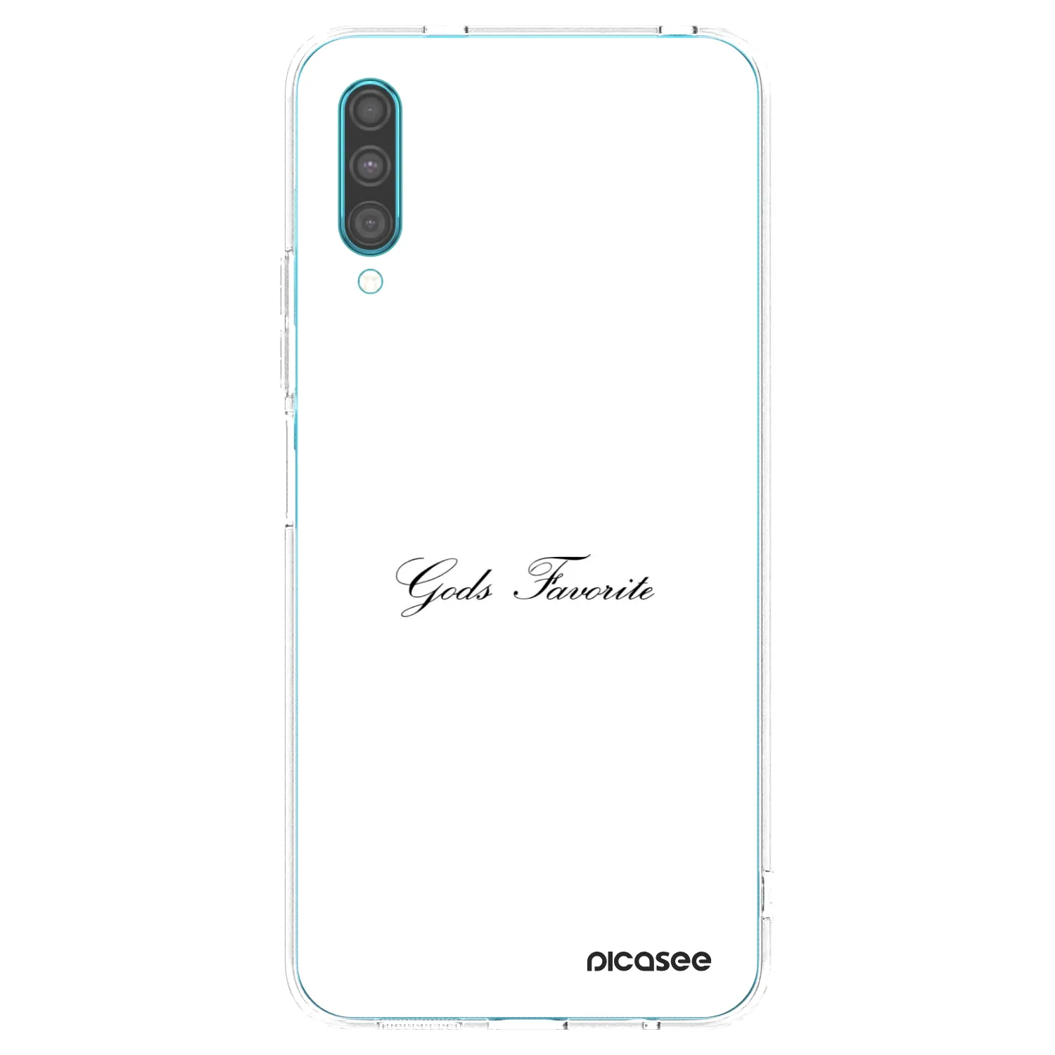 Picasee silikonowe przeźroczyste etui na Samsung Galaxy A30s A307F - Gods Favorite