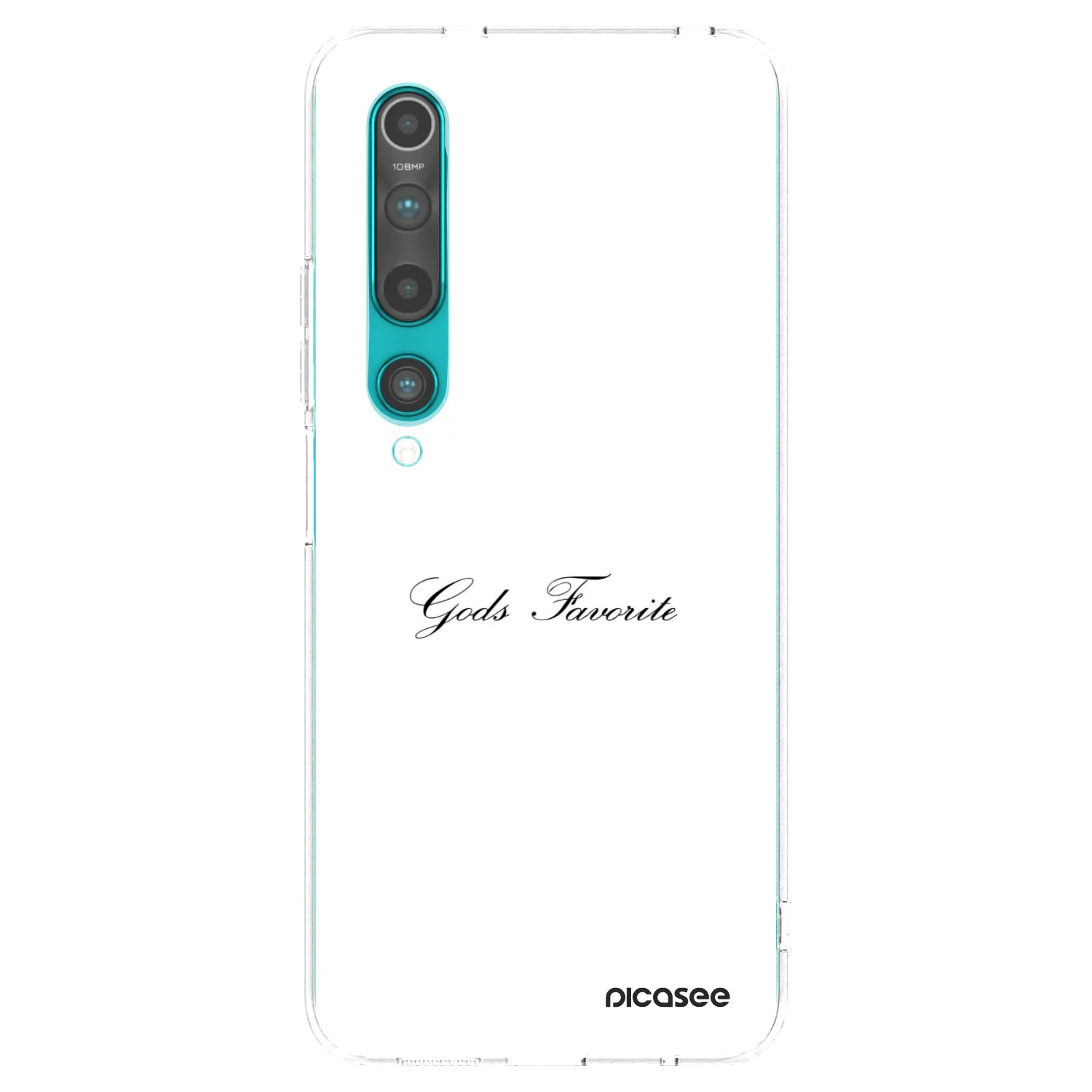 Picasee silikonowe przeźroczyste etui na Xiaomi Mi 10 - Gods Favorite