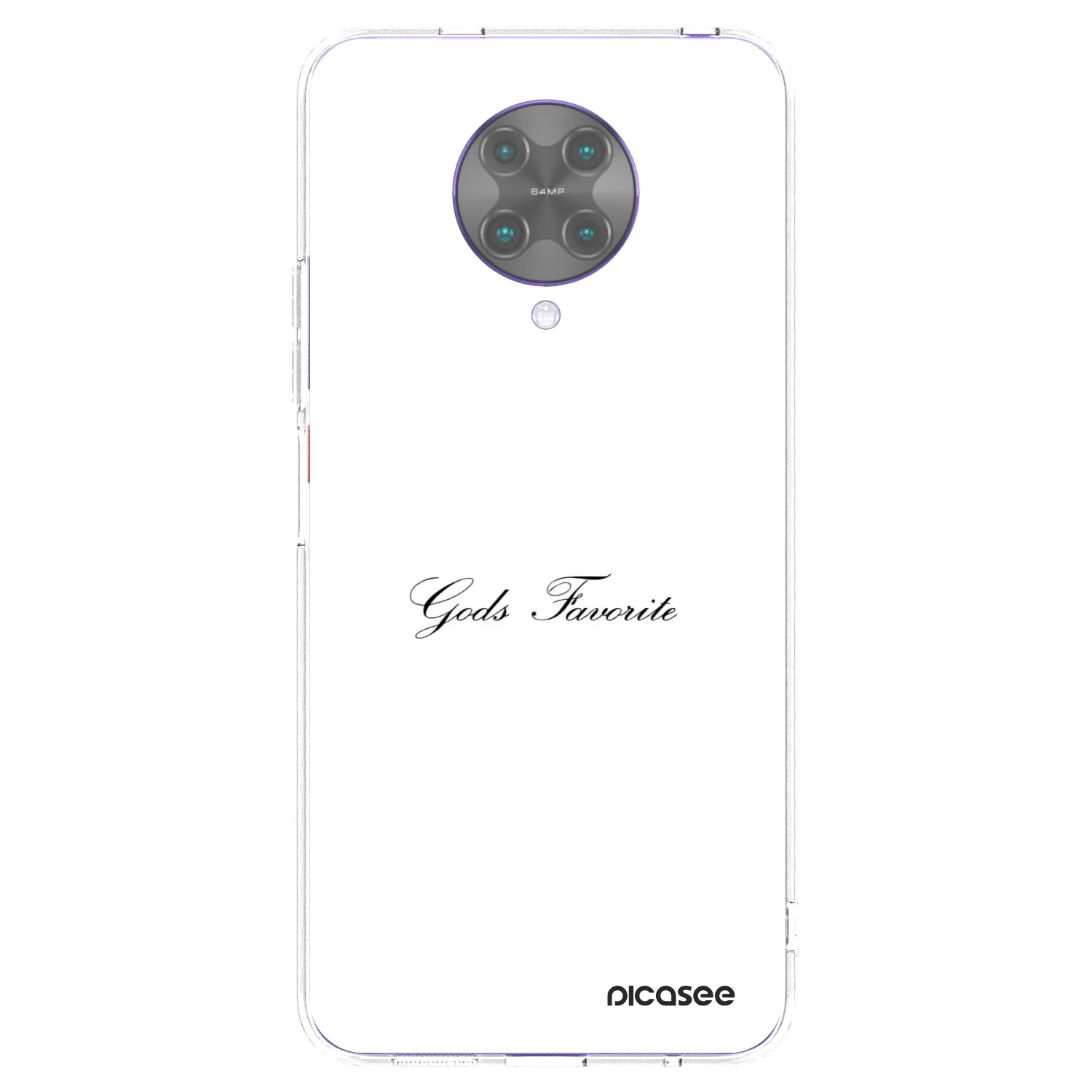 Picasee silikonowe przeźroczyste etui na Xiaomi Poco F2 Pro - Gods Favorite