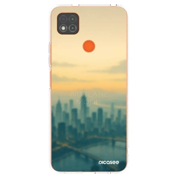 Picasee silikonowe przeźroczyste etui na Xiaomi Redmi 9C - Airplane mode