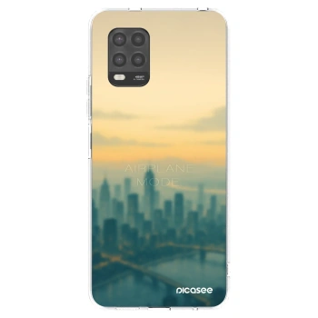 Picasee silikonowe przeźroczyste etui na Xiaomi Mi 10 Lite - Airplane mode