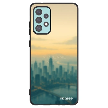 Picasee silikonowe czarne etui na Samsung Galaxy A72 A725F - Airplane mode