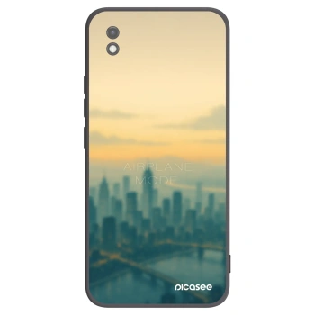 Picasee silikonowe czarne etui na Xiaomi Redmi 9AT - Airplane mode