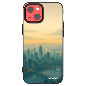 Picasee silikonowe czarne etui na Apple iPhone 13 mini - Airplane mode