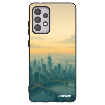 Picasee silikonowe czarne etui na Samsung Galaxy A52s 5G A528B - Airplane mode