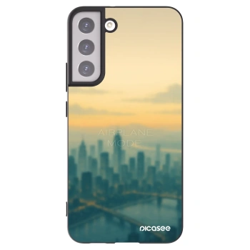 Picasee silikonowe czarne etui na Samsung Galaxy S22+ 5G - Airplane mode