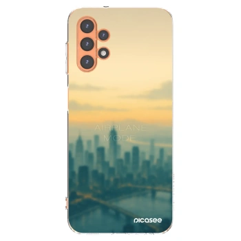 Picasee silikonowe przeźroczyste etui na Samsung Galaxy A13 4G A135 - Airplane mode