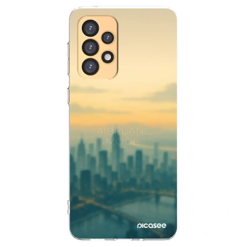 Picasee silikonowe przeźroczyste etui na Samsung Galaxy A33 5G A336 - Airplane mode