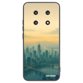 Picasee silikonowe czarne etui na Honor Magic4 Lite 5G - Airplane mode
