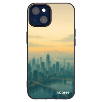 Picasee silikonowe czarne etui na Apple iPhone 14 - Airplane mode