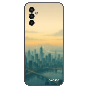 Picasee silikonowe czarne etui na Samsung Galaxy M13 M135F - Airplane mode