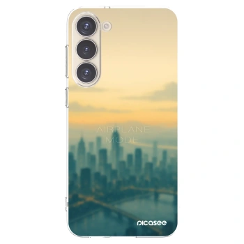 Picasee silikonowe przeźroczyste etui na Samsung Galaxy S23+ 5G - Airplane mode