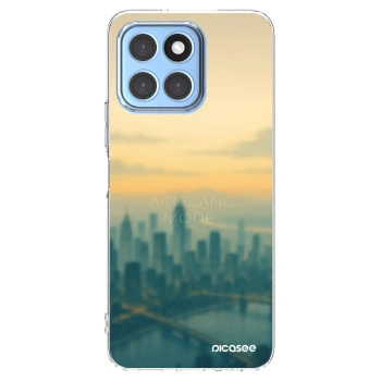 Picasee silikonowe przeźroczyste etui na Honor X8 5G - Airplane mode