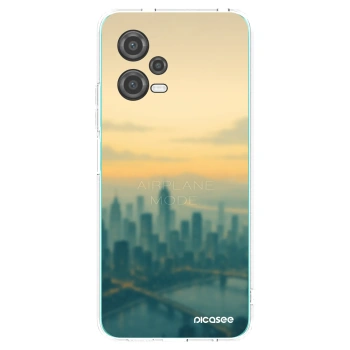 Picasee silikonowe przeźroczyste etui na Xiaomi Poco X5 - Airplane mode
