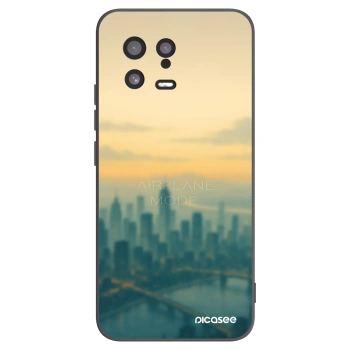 Picasee silikonowe czarne etui na Xiaomi 13 - Airplane mode