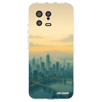 Picasee silikonowe przeźroczyste etui na Xiaomi 13 - Airplane mode