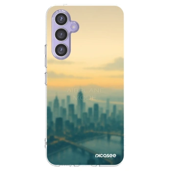 Picasee silikonowe przeźroczyste etui na Samsung Galaxy A54 5G A546B - Airplane mode
