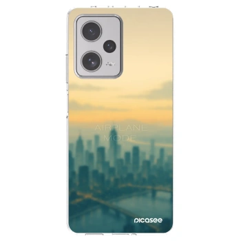 Picasee silikonowe przeźroczyste etui na Xiaomi Redmi Note 12 Pro+ 5G - Airplane mode