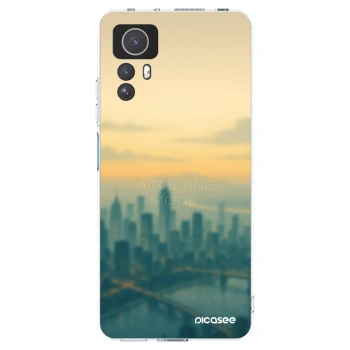 Picasee silikonowe przeźroczyste etui na Xiaomi Redmi Note 12S - Airplane mode