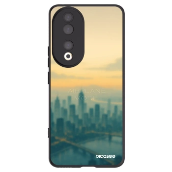 Picasee silikonowe czarne etui na Honor 90 5G - Airplane mode