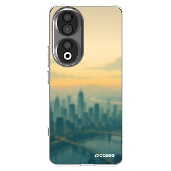 Picasee silikonowe przeźroczyste etui na Honor 90 5G - Airplane mode