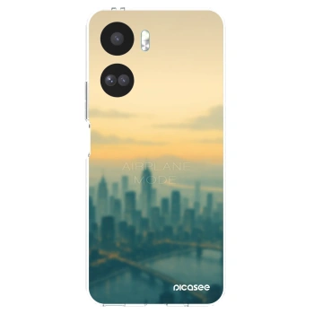 Picasee silikonowe przeźroczyste etui na Honor 90 Lite 5G - Airplane mode