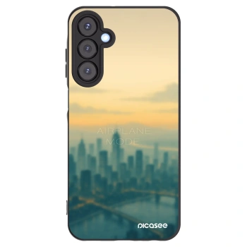 Picasee silikonowe czarne etui na Samsung Galaxy A25 A256B 5G - Airplane mode