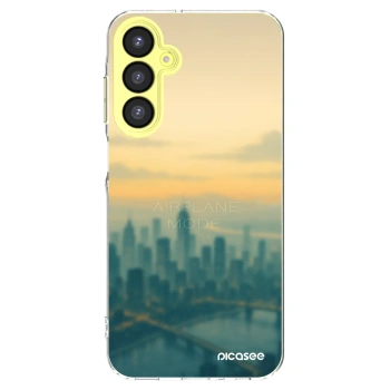 Picasee silikonowe przeźroczyste etui na Samsung Galaxy A25 A256B 5G - Airplane mode