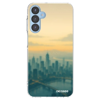 Picasee silikonowe przeźroczyste etui na Samsung Galaxy A15 A156B 5G - Airplane mode