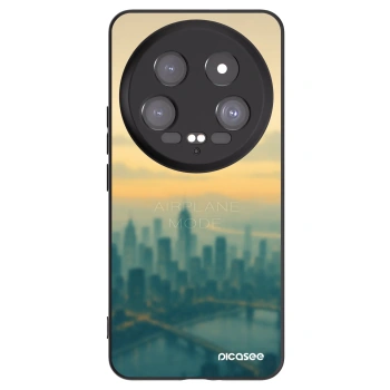 Picasee silikonowe czarne etui na Xiaomi 14 Ultra - Airplane mode