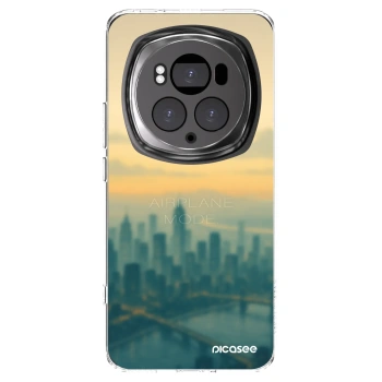 Picasee silikonowe przeźroczyste etui na Honor Magic6 Pro - Airplane mode
