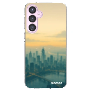 Picasee silikonowe przeźroczyste etui na Samsung Galaxy A55 5G A556B - Airplane mode