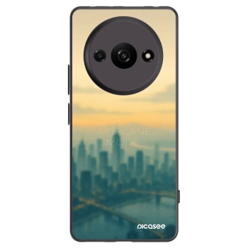 Picasee silikonowe czarne etui na Xiaomi Redmi A3 - Airplane mode