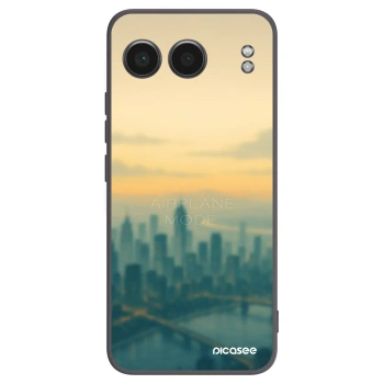 Picasee silikonowe czarne etui na OnePlus Nord 4 - Airplane mode