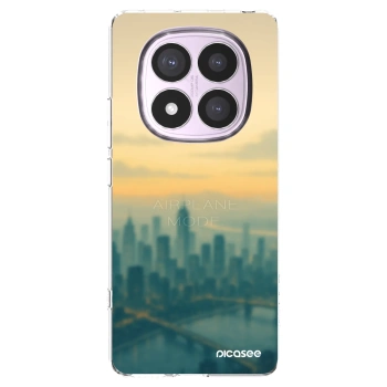 Picasee silikonowe przeźroczyste etui na Xiaomi Redmi Note 14 Pro 5G - Airplane mode
