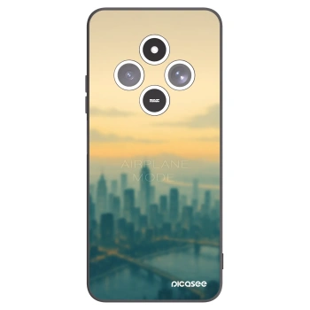 Picasee silikonowe czarne etui na Xiaomi Redmi 14C - Airplane mode