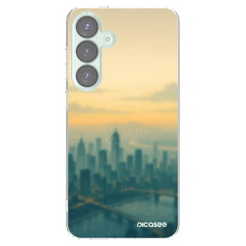 Picasee silikonowe przeźroczyste etui na Samsung Galaxy S25+ 5G - Airplane mode