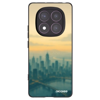 Picasee silikonowe czarne etui na Xiaomi Redmi Note 14 Pro 4G - Airplane mode