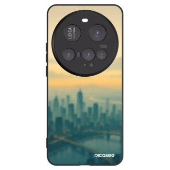 Picasee silikonowe czarne etui na Xiaomi 15 Ultra - Airplane mode