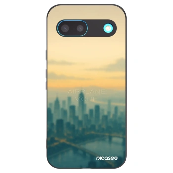 Picasee silikonowe czarne etui na Google Pixel 8 - Airplane mode