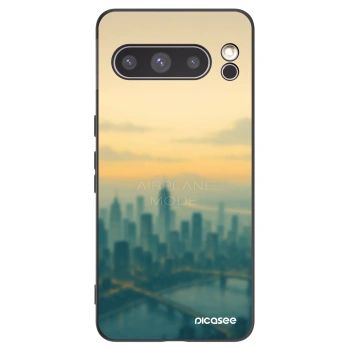 Picasee silikonowe czarne etui na Google Pixel 8 Pro - Airplane mode