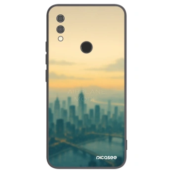 Picasee silikonowe czarne etui na Xiaomi Redmi Note 7 - Airplane mode