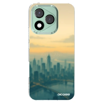 Picasee silikonowe przeźroczyste etui na Honor 400 Lite 5G - Airplane mode