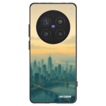 Picasee silikonowe czarne etui na Vivo X200 Pro - Airplane mode